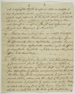 Bill of Rights, kopio allekirjoitettu Federal Hallissa, 1789 (muste paperille) tekijältä American School