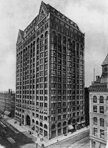 Capitol Building, joka tunnetaan myös vapaamuurarien temppelinä, Chicago, 1892-1939 tekijältä American School