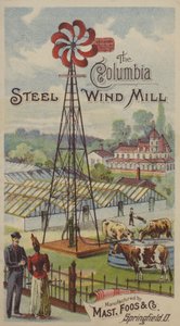 Columbia Steel Wind Mill (chromolitho) tekijältä American School
