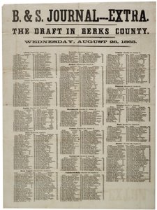 Luonnos Berksin piirikunnassa, 26. elokuuta 1863 tekijältä American School