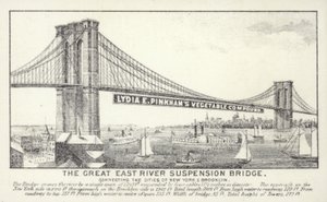 Great East River Suspension Bridge, New York tekijältä American School