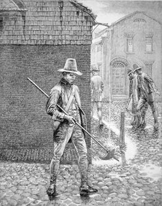 New Yorkin poliisi vuodelta 1693 (kaiverrus) tekijältä American School