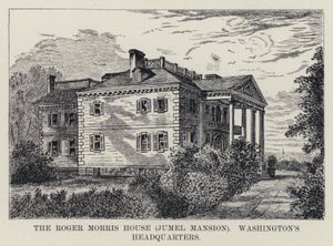 Roger Morris House, Jumel Mansion, Washingtonin päämaja (litho) tekijältä American School