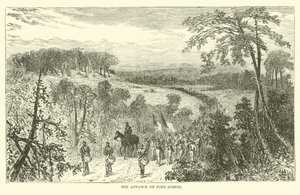 Ennakko Port Gibsonissa huhtikuussa 1863 tekijältä American School