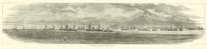 Kuljetuslaivasto Federal Pointin edustalla, joulukuu 1864 tekijältä American School