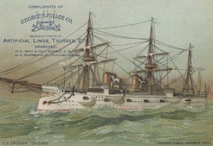 Yhdysvaltain laivaston risteilijä USS Chicago, 1898 tekijältä American School