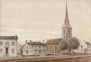 Näkymä Pietariin, Virginia (vesiväri paperille) tekijältä American School