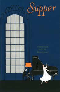 Vintage-menu Windsor-hotellista Montrealissa tekijältä American School