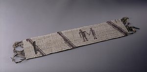 Wampum-vyö, Lenni Lenapen intialaisten valmistama Pennsylvania tekijältä American School