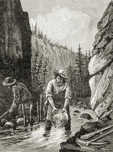 Kullan peseminen pois A. S. Barnes und Co:n vuonna 1885 julkaisemasta "A Brief History of the United States" -julkaisusta tekijältä American School