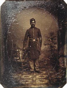 William J. Netson, 54. Massachusettsin jalkaväki, n. 1863 (tintyyppi) tekijältä American School