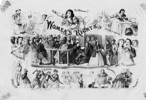 Naisten oikeudet, c. 1870 tekijältä American School