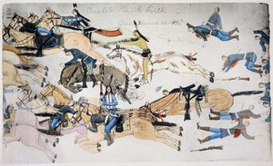 Little Bighornin taistelu, Montana, USA, 25.-26. kesäkuuta 1876 c1900