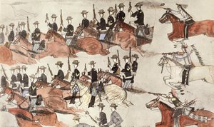 Little Bighornin taistelu, Montana, USA, 25.-26. kesäkuuta 1876 c1900