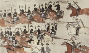 Majuri Marcus Renon vetäytyminen ennen Intian vastahyökkäystä (muste paperille)