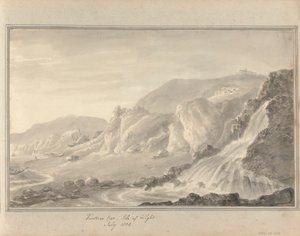 Näkymät Englannissa, Skotlannissa ja Walesissa: Ventnor Cove, Isle of Wight, heinäkuu 1804