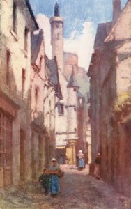 Rue du Grand Carroi, Chinon (värilitro).