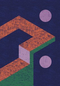 Moderni geometrinen illuusio tekijältä Amy Louise Baker