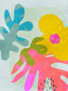 Pastellivärinen Matisse-leikkauskuva tekijältä Ana Rut Bre