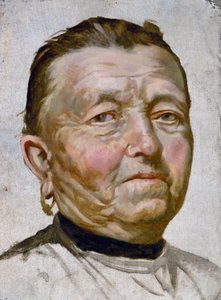 Naisen kasvot (öljy kankaalle) tekijältä Anacleto Laretto