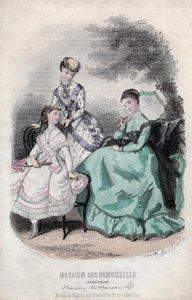 Ranskalainen muotilehti "Magasin des Demoiselles", Pariisi, 25. kesäkuuta