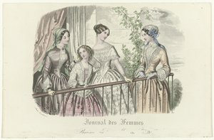 Naisten lehti, n. 1850, nro 1614 tekijältä Anaïs Colin Toudouze