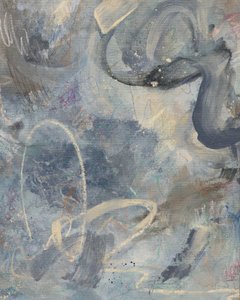 Rauhallinen sininen abstrakti