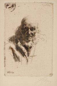 Vanhan miehen pää tekijältä Anders Leonard Zorn