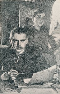 Herra ja rouva Zorn, 1890. 1898 tekijältä Anders Leonard Zorn