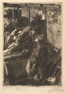 Omnibus, 1892. tekijältä Anders Leonard Zorn