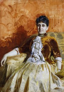Lisen Lammin muotokuva, 1885 tekijältä Anders Leonard Zorn