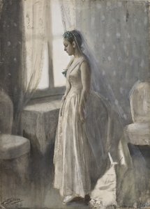 Morsian, 1886 tekijältä Anders Leonard Zorn
