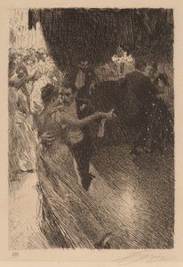 Valssi, 1891. tekijältä Anders Leonard Zorn