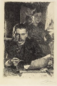 Zorn ja hänen vaimonsa, 1890 tekijältä Anders Leonard Zorn