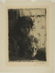 Irlantilainen tyttö tai Annie tekijältä Anders Leonard Zorn