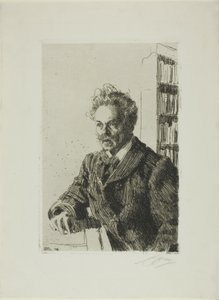 August Strindberg tekijältä Anders Leonard Zorn
