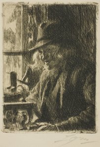 Bosl Anders, kelloseppä, Mora tekijältä Anders Leonard Zorn