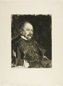 Eversti Lamont III (rintakuva) tekijältä Anders Leonard Zorn