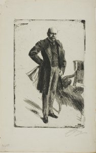 Eversti Lamont I (koko pituus) tekijältä Anders Leonard Zorn