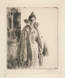 H.R.H. Ruotsin prinsessa Ingeborg II tekijältä Anders Leonard Zorn