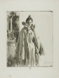 H. R. H. Ruotsin prinsessa Ingeborg II tekijältä Anders Leonard Zorn
