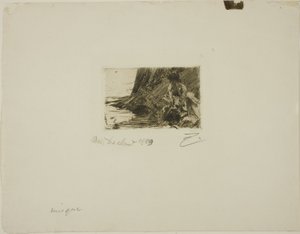 "La Petite Baigneuse" - Pikku uimari tekijältä Anders Leonard Zorn