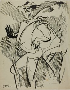 Mies ja hevonen tekijältä Anders Zorn