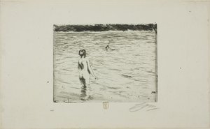 Äiti uiminen tekijältä Anders Leonard Zorn