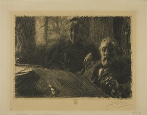 herra ja rouva Fürstenberg tekijältä Anders Leonard Zorn