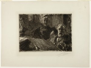 herra ja rouva Fürstenberg tekijältä Anders Leonard Zorn