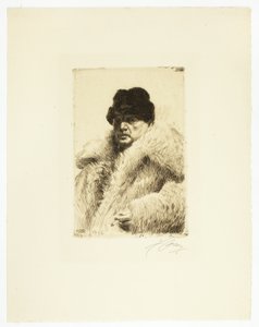 Omakuva 1916 tekijältä Anders Leonard Zorn