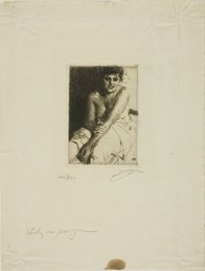 Istuva malli tekijältä Anders Leonard Zorn