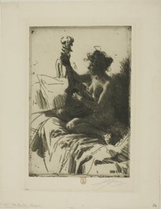 Matkamuisto tai kitara tekijältä Anders Leonard Zorn