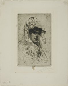Espanjalainen nainen tekijältä Anders Leonard Zorn